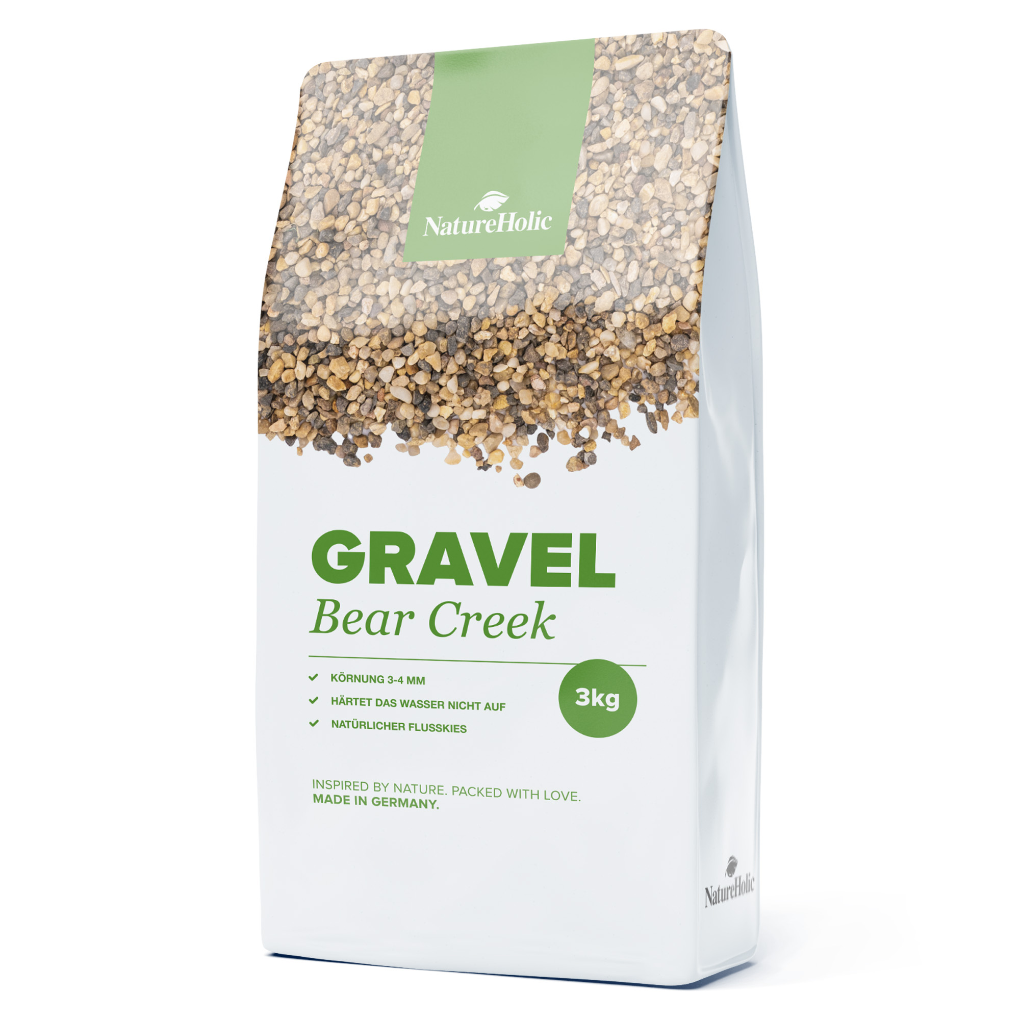 Beutel mit Gravel Bear Creek Aquarienkies, 3 kg